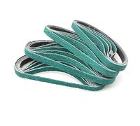 Sanding Belt 20PCS Z/A 577F 330 * 10MM Sanding Belt For Metal Abrasive Band Grinder Optional Mini Size 40# 60# 80# 120# For Knife Grinding For polishing(120)