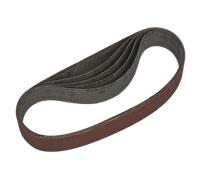 Sanding Belt 30 x 540mm 80Grit Pack of 5 - Sealey SB0011 New