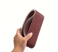 Sanding Belt 533 * 75mm 10PCS/Set Sanding Belts 60-240 Grits Wood Soft Metal Polishing Sandpaper Abrasive Bands For Belt Sander Abrasive Tool(10Pcs 80Grits)