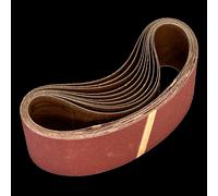 Sanding Belt 75 x 533mm 80Grit - Pack of 10