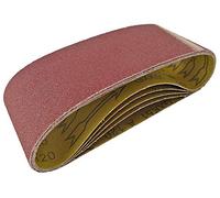 Sanding Belt 75MM X 457MM 120 GRIT PK 5 | Abrasive Aluminium Oxide Cloth Tools, 5 X Qty - AB075457F