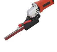 Sanding Belt Adapter for 115/125mm Angle Grinder with 10/14mm Thread, 6-Speed Variable Control and 180° Swiveling Head, Includes 5 Sanding Belts(with 14mm Thread)