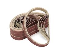 Sanding Belts,10pcs 15 * 452mm Sanding Belts 40-600 Grits Sandpaper Abrasive Bands for Belt Sander Abrasive Tool Wood Soft Metal Polishing(240)