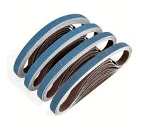 Sanding Belts 10Pcs Sanding Belt, 457 * 13mm - 40 to 120 Multifunctional Particle Size, Suitable for Metal, Wood, Furniture polishing and rus(10pcs 40Grits)