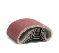 Sanding belts 11Pcs Zirconia Abrasive Sanding Belts 75x533mm 80/120/150 Mixed Grit Alumina Sander File Belt Set Sharpener Tool Accessories for Polishing