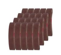 Sanding Belts 25x330mm, 120/320/600 Grit Resin Abrasive Strips for Polishing Machine, 20 Pack for Woodworking Leather Carving