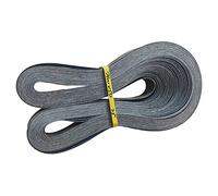 Sanding belts and sheets, 10pcs 2100 * 50mm Blue Medium Soft Cloth Ceramic Abrasive Belt Stainless Steel Hard Metal(60#)