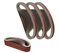 Sanding Belts for Sander：13mm x 457mm Sanding Belts，Aluminum Oxide Abrasive Belt for Wood Paint Metal Sanding Polishing，Abrasive Belts with Assorted Grits(40 Pcs) (13 x 457mm(80 Grit))