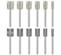 Sanding Bits Set, 24-Piece Kit With Grinding Heads For Tools, Coarse And Fine Grits, Six Sizes For Wood, Ceramic, Glass, And Stone