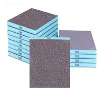 Sanding Block 12-Pack Washable Sanding Sponge Set, 60-400 Grit Wet/Dry For Wood, Drywall, Metal & Furniture(12pcs-120 Grit)