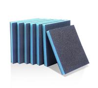 Sanding Block 120-1000Grit Wet And Dry Polishing Sanding Sponge Block Pad Sandpaper Assorted Abrasive Tool Kitchen Cleaner 120 * 100 * 12mm(240-320 Grit)