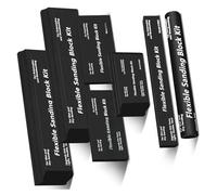 Sanding Block Set Foam Sanding Baths for Car Body Wood Projects Multi-Purpose Wet Dry Surfaces Preparation Sponge Sanding Block
