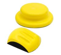 Sanding Block Velcro, Hook and Loop Hand Sanding Block Mouse Shaped Polishing Sanding Disc Polish with Velcro Interface Hand Pad for Sanding Work with Sanding Discs Velcro