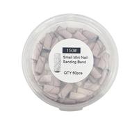 Sanding Cap Bands Suitable For Electric Manicure Machine Nail Drill Grinding Bit Files Pedicure Tool Polish Removing Set Manicure Tools Professional Nail Salon Home Beauty Salon Stainless Steel Art