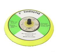 Sanding Disc Backing Pad for Pneumatic DA Sander, 1-6 Inch Polishing Backup Plate with M6/M8 Thread, 12000 RPM Orbital Sander Accessory for Wood M(5 inch)