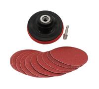Sanding Discs 10Pcs 100mm Sanding Disc 60-240 Grit Sandpaper Buffing Wheel Hook And Loop Backing Pads For Electric Drill Grinder Rotary Tools