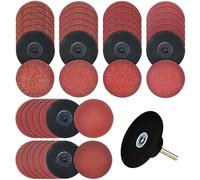 Sanding Discs 36/60/80/120/240/320 Grit 36Pcs Orbital Sander Discs 75mm Hook and Loop Round Orbital Sander Pads with a 3-inch Matching Turntable for Wood Metal Car Polishing
