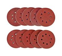 Sanding Discs Pads,SPTA 100Pcs 125mm Orbital Sander Discs, Hook and Loop 40# 80#,120#,180#,320#,400#,600#,800#,1500#,2000# Grits 8-Holes Sandpaper For Random Orbital Sander-SDPS5M100