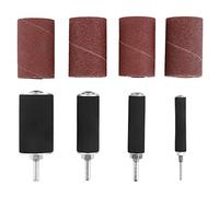 Sanding Drum Kit, 20Pcs Spindle Sanding Drum Sander Tool Set with Case for Drill Press, for Home Improvement, DIY, Carpentry, Wood Working