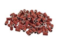 Sanding Drum Set Grit #80#100#120 With Mandrels Bands For Rotary Tools Abrasive for Sanding Polishing(100pcs 120 Grit 1l4)