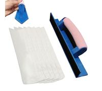 Sanding Kit - 90 Degree Triangular Sander - Manual Tool with Glass Paper Set Ideal for Beginners Artistic Work Furniture Walls Home