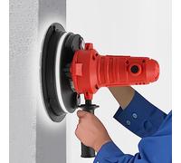 Sanding Machine, 1200W Electric Handheld Sander for Walls, Speed and Suction Power Adjustable Vacuum Drywall Sander with Dust Collection Bag & Pipe, LED Light, for Plaster/Putty/Cement Walls