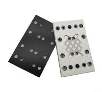 Sanding Pad, 130x80mm Sanding Pad 12 Holes Replacement Square Polishing Disc Backup Plate Compatible with For Festool RTS 400 REQ