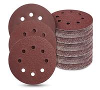 Sanding Pads Disc Sandpaper Hook and Loop 600 320 240 150 100 60 Mixed Grits 8 Holes 125mm 90 Pcs Sand Sheet for Random Orbital Sander