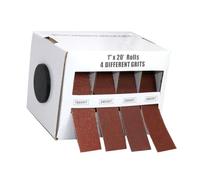 Sanding Paper Emery Cross Roll 4 Grit Sandpaper Roll Sanding Belt 150 240 320 400 Grit Abrasive Belt Durable Aluminum Oxide Sanding Belt