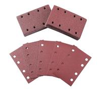 Sanding Paper - Rectangular 8-Hole Sand Paper Disc Set,Anti-Clog Sheets for Furniture Drywall Stone Home Deck Woodworkers Cabinet Carpenters Paint Glass