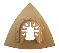 Sanding Plate 78MM X 78MM, Adaptor & Fixing Pin Connection, Self-Grained Backing Plate, Abrasive Sheet Not Supplied, Quick-Change Fitting, 1 in Pack