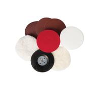 Sanding & Polishing Kit 6-8pc Pad Sponge Discs Grinding Polishing 115 125 180mm