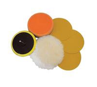 Silverline Tools Sanding and Polishing Kit 107912 – 6-piece 125 mm