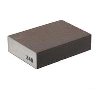 Sanding Sponge Block Wet Dry Sandpaper Pad Flexible High-Density Foam Reusable 7 Grits 60 to 320 Cuttable Portable Polishing Cleaning Wood Metal Plastic 100x70x25mm