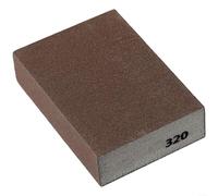 Sanding Sponge Block Wet Dry Sandpaper Pad Flexible High-Density Foam Reusable 7 Grits 60 to 320 Cuttable Portable Polishing Cleaning Wood Metal Plastic 100x70x25mm