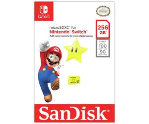 SanDisk 100MBs MicroSDXC Card for Nintendo Switch - 256GB