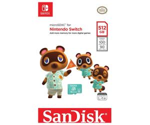 SanDisk 100MBs MicroSDXC Card for Nintendo Switch - 512GB