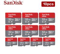 SanDisk 10pcs/lot Ultra microSD UHS-I Card 3GB 64GB MicroSDXC Memory Card 128GB 256GB 512GB read speed up to 150MB/s memory card