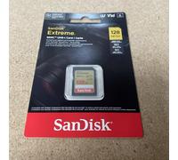 SanDisk Extreme SDXC Card 128 GB Black, Gold