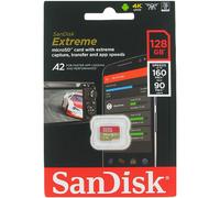 SanDisk Extreme 128GB Class 10 MicroSDXC Memory Card/Adapter (SDSQXA1-128G-GN6MA