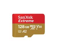 SanDisk 128GB Extreme microSDXC card + SD adapter + RescuePRO Deluxe, up to 190M