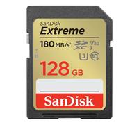 SanDisk Extreme SDXC Card 128 GB Black, Gold