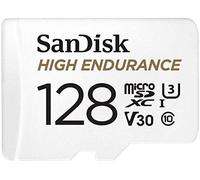 SanDisk 128GB High Endurance microSDXC card for IP cams & dash cams + SD adapter