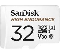 SanDisk 128GB High Endurance microSDXC card for IP cams & dash cams SD adapter