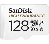 SanDisk 128GB High Endurance microSDXC card for IP cams & dash cams SD adapter
