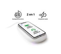 SanDisk 128GB Ixpand Wireless Charger Sync, 10W fast wireless charger with automatic photo backup for Qi-compatible phones, works with iPhone and Android