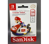 SanDisk 128GB microSDXC Card Nintendo Switch - 100MB/s Mariokart Brand New Seal