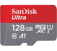Sandisk 128GB Ultra Microsdxc Card + SD Adapter up to 140 Mb/S with A1 App Perfo