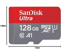 SanDisk 128GB Ultra microSDXC Memory Card + SD adapter Class 10 140 MB/s