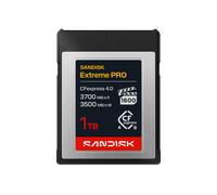 SANDISK Extreme PRO CFexpress 4.0 Type B 1TB, Up to 3700 MB/s Read Speeds | PCIe Gen4 Technology, 12K Resolution, VPG1600 Enabled, Up to 3,500MB/s Write Speeds, SmartIdle Technology